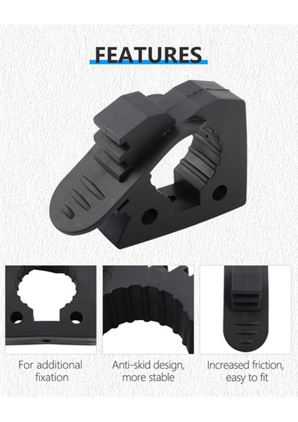 Hi-Lift Kriko Kolu Kaleci Kürek Tutucu Montajı, Kauçuk Kelepçe Montajı 1-1/7 Inç Ila 1-3/7 Inç Çaplı Aletlere Uygun - 4 Paket,многоцелевой Пакет (Yurt Dışından)