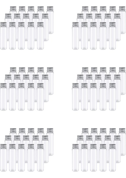 90 Adet 110 ml Plastik Test Tüpü, Şeffaf Düz Test Tüpleri, Şeker, Fasulye, Parti Dekoru Için Döner Kapaklı Plastik Test Tüpleri (Yurt Dışından) indirimleri