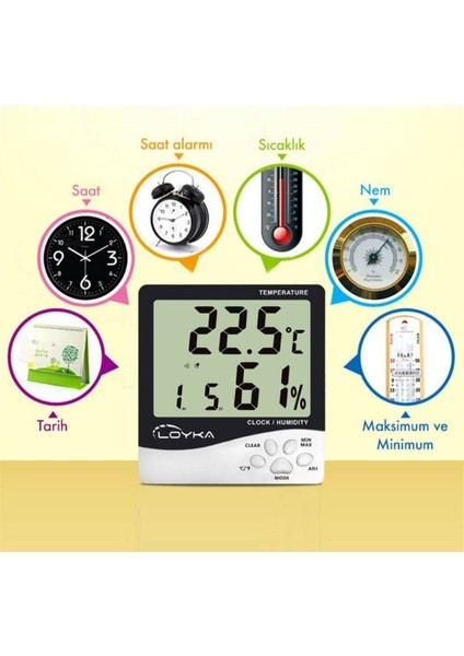 H100 Plus Sıcaklık ve Nem Ölçer modelleri