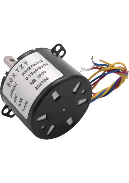 6x 50KTYZ AC220V 10W 0.5A 2.5r/ Min Kalıcı Mıknatıslı Senkron Motor Ac Dişli Azaltma Motoru Cw / Ccw (Yurt Dışından)
