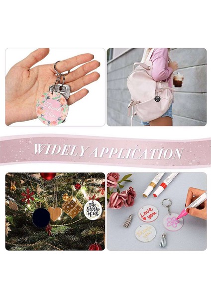 400 Adet Yuvarlak Akrilik Anahtarlık Boşlukları 2 Inç Şeffaf Akrilik Daireler Diskler Şeffaf Dıy Anahtarlık Zanaat Projesi Için (Yurt Dışından) fırsatları