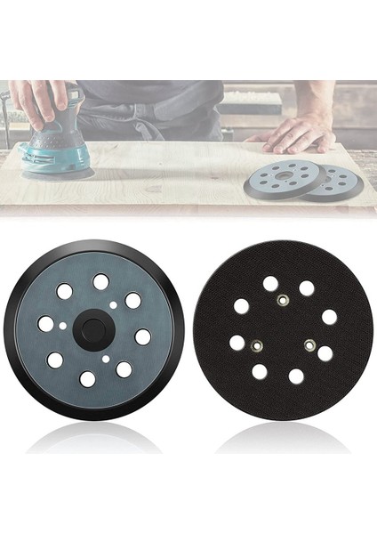 4 Adet Yedek Zımpara Taban Pedleri Yuvarlak Kanca ve Döngü Destek Pedi Orbital Zımpara Yedek Ped 125MM 8 Delik (Yurt Dışından) indirimleri