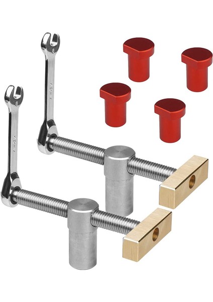 Ağaç Işleme Tezgahı Köpek Kelepçeleri, Tezgah Köpek Durdurma Setleri, Klip Kelepçe Fikstürü Mengene Doğrama Marangoz Aletleri (20MM) D (Yurt Dışından)