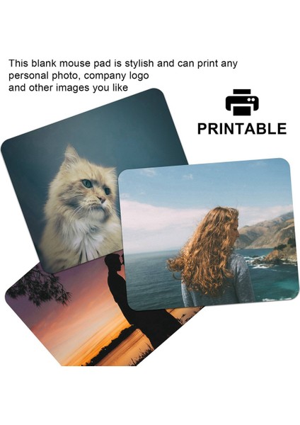 Süblimasyon Transferi Isı Basın Baskı El Sanatları Için 100 Adet Boş Mouse Pad (Yurt Dışından) fiyatları