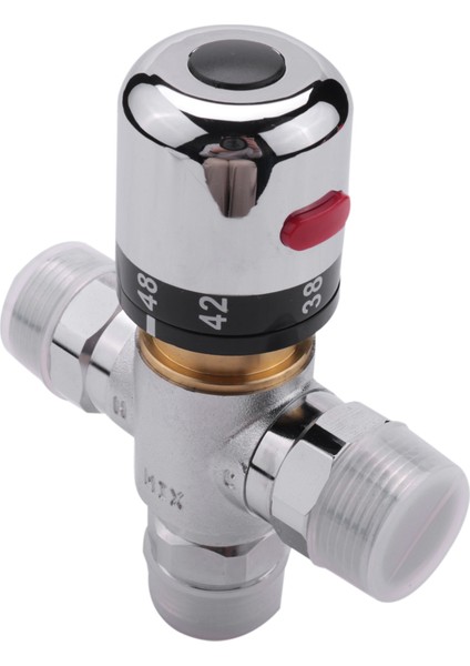 3x Katı Bakır 3 Yollu Termostatik Karışım Vanası 3/4 Inç Güneş Enerjili Su Isıtıcı Vanası Düzenleyici Sıcaklık Kontrol Vanası (Yurt Dışından) fiyatları