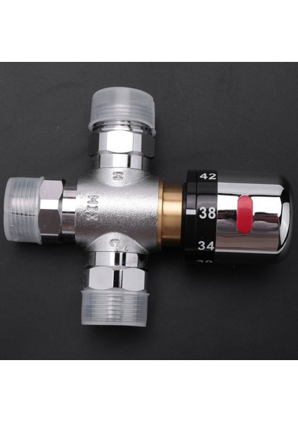 3x Katı Bakır 3 Yollu Termostatik Karışım Vanası 3/4 Inç Güneş Enerjili Su Isıtıcı Vanası Düzenleyici Sıcaklık Kontrol Vanası (Yurt Dışından) modelleri
