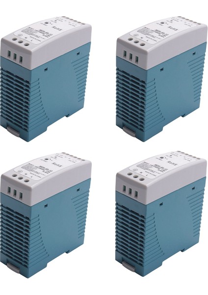 4x Mdr-60 12V 60W Din Raylı Güç Kaynağı Ac-Dc Sürücü Voltaj Regülatörü Güç Kaynağı 110V 220V (Yurt Dışından)