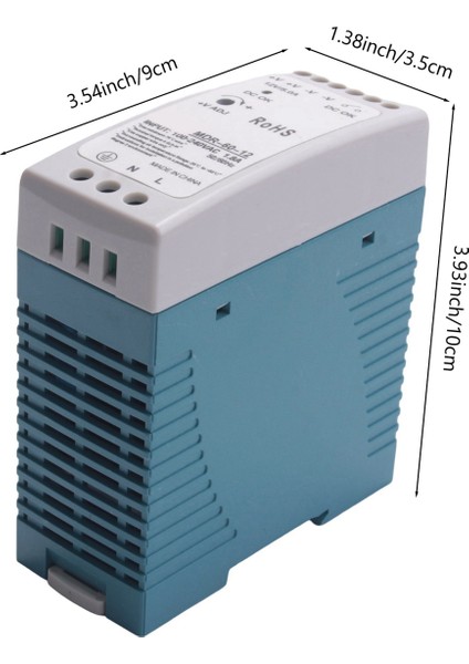 4x Mdr-60 12V 60W Din Raylı Güç Kaynağı Ac-Dc Sürücü Voltaj Regülatörü Güç Kaynağı 110V 220V (Yurt Dışından) fiyatları