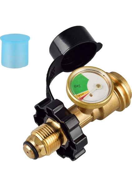 Göstergeli Evrensel Propan Tankı Adaptörü, Rv Campe, Silindir Için Qcc1/tip 1 Propan Tankı Göstergesi Seviye Göstergesini Dönüştürür (Yurt Dışından)
