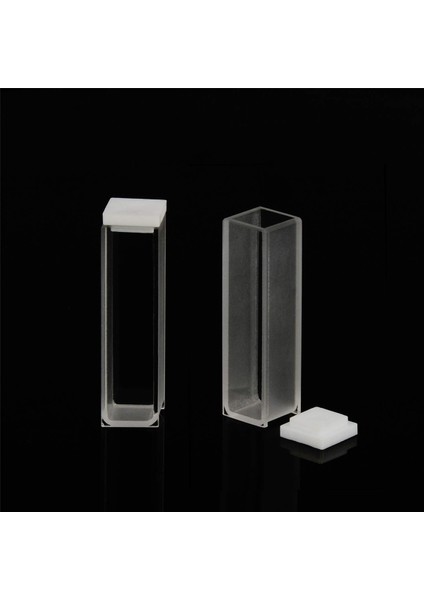Kuvars Küvet, Spektrofotometre Küvetleri 10 mm Yol Uzunluğu, 45MM Yükseklik, 3,5 ml Kapasite - 12 Adet (Yurt Dışından) fırsatları