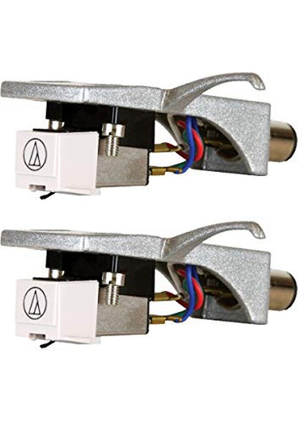 2x Vinil Plak Çalar Headshell Kartuşları Eliptik Döner Tabla Stylus Iğnesi ile Kafa Montajı (Yurt Dışından)