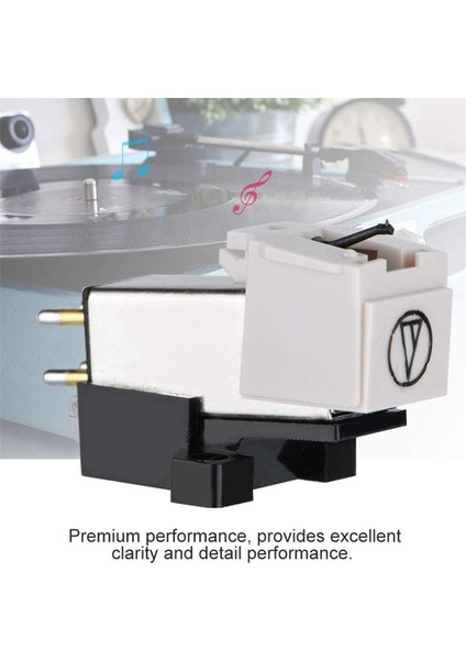 2x Vinil Plak Çalar Headshell Kartuşları Eliptik Döner Tabla Stylus Iğnesi ile Kafa Montajı (Yurt Dışından) indirimleri