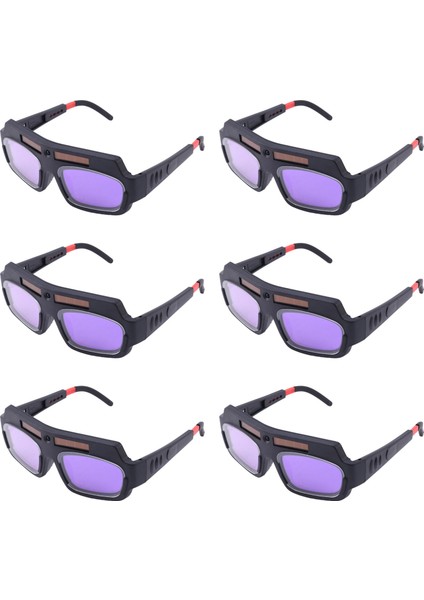 Adet Güneş Enerjili Otomatik Kararan Kaynak Maskesi Kask Gözlük Kaynakçı Gözlük Ark Anti-Şok Lens Göz Koruması Için (Yurt Dışından)