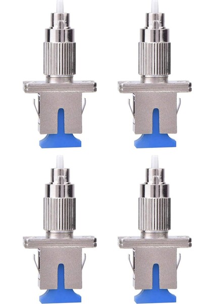 4x Fc-Sc Tek Modlu Bağlayıcı Hibrit Dönüştürücü Fiber Optik Adaptör, Fc Erkek - Sc Kadın Için (Yurt Dışından)