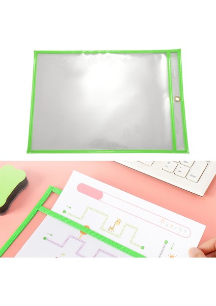 30 Çok Renkli Kuru Silme Cepleri, Büyük Boy 10 x 13 Cepler, Sınıf Organizasyonu Için Mükemmel, Yeniden Kullanılabilir Kuru Silme Cepleri, Öğretim Malzemeleri, 30'lu Paket (Yurt Dışından) fırsatları