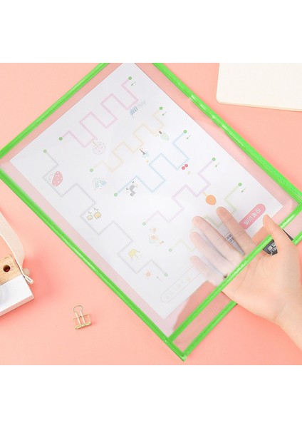 30 Çok Renkli Kuru Silme Cepleri, Büyük Boy 10 x 13 Cepler, Sınıf Organizasyonu Için Mükemmel, Yeniden Kullanılabilir Kuru Silme Cepleri, Öğretim Malzemeleri, 30'lu Paket (Yurt Dışından) indirimleri