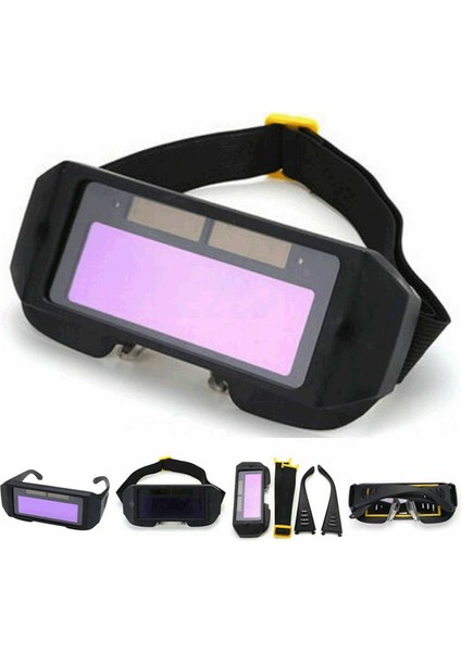 2x Otomatik Kararan Kaynak Kask Dayanıklı Otomatik Işık Değişimi Anti-Gözler Shied Gözlüğü Gözlük Maskeleri Otomobil Tonları (Yurt Dışından) fiyatları