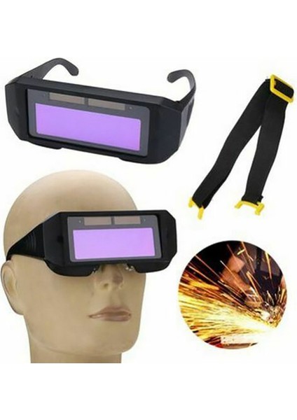 2x Otomatik Kararan Kaynak Kask Dayanıklı Otomatik Işık Değişimi Anti-Gözler Shied Gözlüğü Gözlük Maskeleri Otomobil Tonları (Yurt Dışından) indirimleri