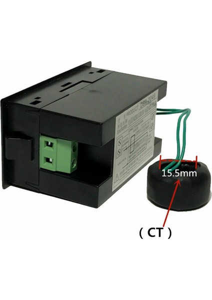 3x 6'sı 1 Arada Ac Monitör D69-2058 Ac Dijital Gerilim ve Akım Güç Frekans Faktörü Elektrik Sayacı (Yurt Dışından) modelleri