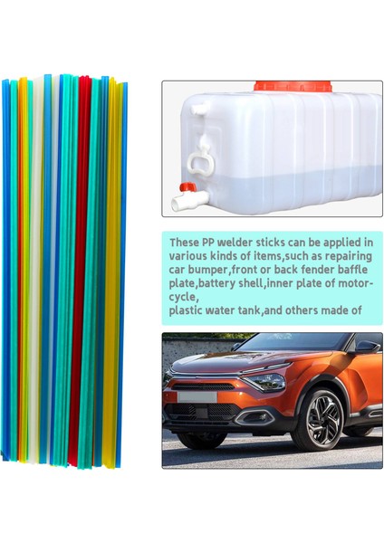 50 Adet Kaynak Çubukları Ppr Pp Pvc Plastik Araba Tampon Tamir Kaynakçı Çubukları Kiti Polipropilen El Aletleri Lehimleme Seti (Yurt Dışından) indirimleri