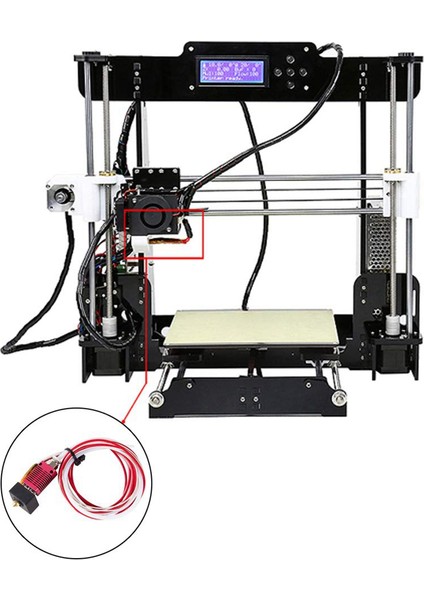 3x 3D Yazıcı Mk8 Hotend Kiti, Ekstruder Baskı Kafası ile Montajlı Ekstruder Sıcak Uç Kiti Için 3 3 Pro (Yurt Dışından) fırsatları
