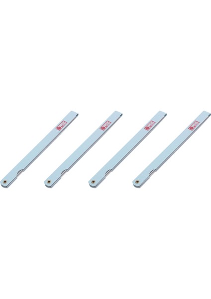 4 Adet 200MM Uzun 17 Yaprak 0.02MM-1.0MM Uzay Kalın Ölçü Feeler Ölçer Gage (Yurt Dışından)