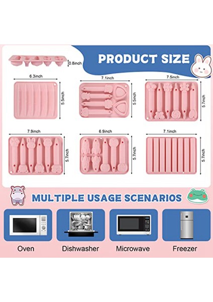 6 Adet Mum Boya Fırın Güvenli Mum Boya Silikon Kalıp 3D Kavite Mum Boya Eritme Çeşitli Yeniden Kullanılabilir Mum Boya Geri Dönüşüm Kalıp (Yurt Dışından) fiyatları