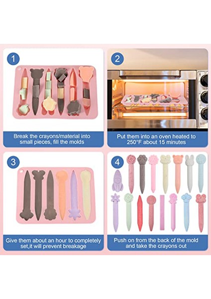 6 Adet Mum Boya Fırın Güvenli Mum Boya Silikon Kalıp 3D Kavite Mum Boya Eritme Çeşitli Yeniden Kullanılabilir Mum Boya Geri Dönüşüm Kalıp (Yurt Dışından) fırsatları