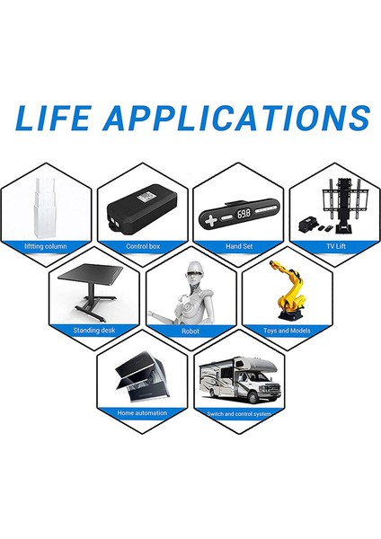 2x Elektrikli Mini Lineer Aktüatör - 2 Inç Strok, 64N/14,4LB, Hız 0,6 Inç/s (Yurt Dışından) fırsatları