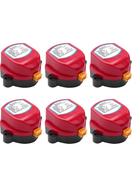 6x 220 V Aktüatör Hava Damperi Vanası Elektrikli Hava Kanalı Motorlu Damper Rüzgar Vanası Sürücüsü 1nm Havalandırma Borusu (Yurt Dışından)