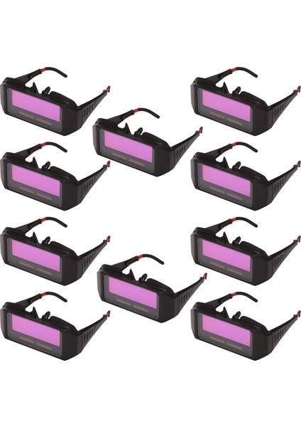 10X Otomatik Fotoelektrik Kaynak Gözlük Güneş Enerjili Otomatik Kararan Kaynak Maskesi Kask Göz Gözlüğü Kaynak Camı (Yurt Dışından)
