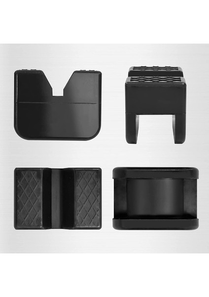 Kriko Stand Pedleri, Evrensel Lastik Kriko Ped Adaptörü, Ray Sıkıştırma Kaynakları Koruyucusu, 4'lü Paket (Yurt Dışından) fiyatları