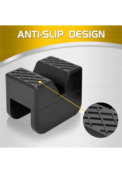 Kriko Stand Pedleri, Evrensel Lastik Kriko Ped Adaptörü, Ray Sıkıştırma Kaynakları Koruyucusu, 4'lü Paket (Yurt Dışından) fırsatları