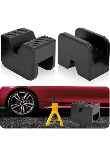 Kriko Stand Pedleri, Evrensel Lastik Kriko Ped Adaptörü, Ray Sıkıştırma Kaynakları Koruyucusu, 4'lü Paket (Yurt Dışından) indirimleri