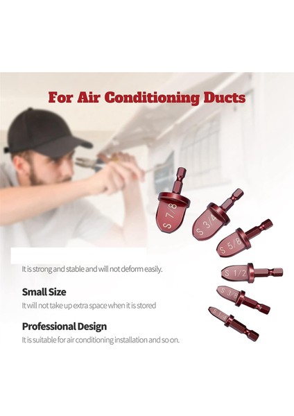 Hvac Tamir Araçları, Klima Bakır Boru Genişletici Dövme Aracı, 1/4ın Altıgen Saplı Bakır Boru Ağız Açma Aracı (Yurt Dışından) fiyatları