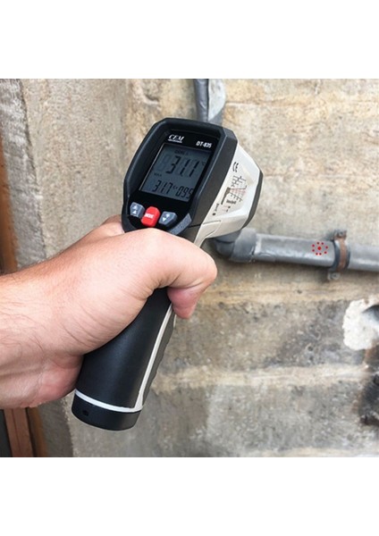 DT836 Dairesel Lazer Işıklı Termometre 1000°C