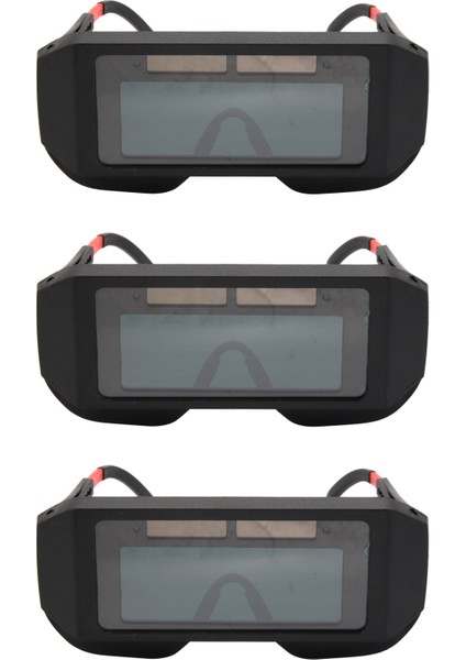 3x Güneş Otomatik Karartma Kaynak Koruyucu Maske Kaynakçı Gözlük Kaynak Kapağı (Yurt Dışından)