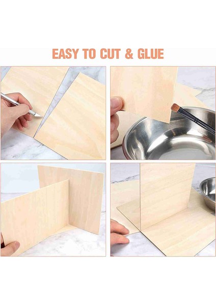 45 Paket Bitmemiş Ahşap Levhalar, Ev Uçak Gemi Tekne Sanat ve El Sanatları Için Ahşap Ince Ahşap Tahta, Dıy Süsler (Yurt Dışından) modelleri