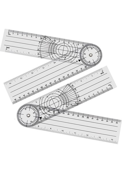 8 Parça Gonyometre Fizyoterapi 360 Derece Rotasyon Açıölçer Fizyoterapi Pvc Fizyoterapi, Spor Terapisi (Yurt Dışından) modelleri