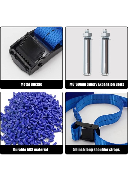 Adet Propan Tankı Tutucu Silindir Duvara Monte Braket Gaz Silindiri Braketi Dayanıklı Abs Gaz Silindiri Vidalar ile Mavi (Yurt Dışından) indirimleri