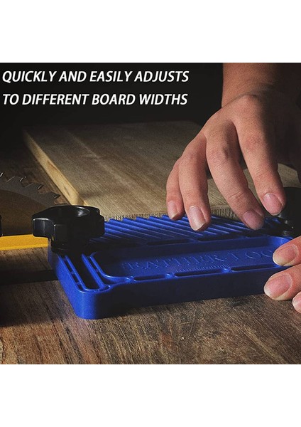 Yükseltilmiş Tüy Tahtası Güvenlik Cihazı Istiflenebilir Tüy Tahtası Çoğu Standarda Uyuyor, T Yuvaları, Masa Testerelerindeki T Rayları, Mavi,многоцелевой Пакет (Yurt Dışından) indirimleri