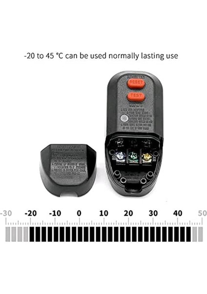 3x Gfcı Yedek Fiş Düzeneği 3 Uçlu 15A Topraklama Arızası Devre Kesici Güvenlik Rcd Koruması Abd Fişi (Yurt Dışından) modelleri