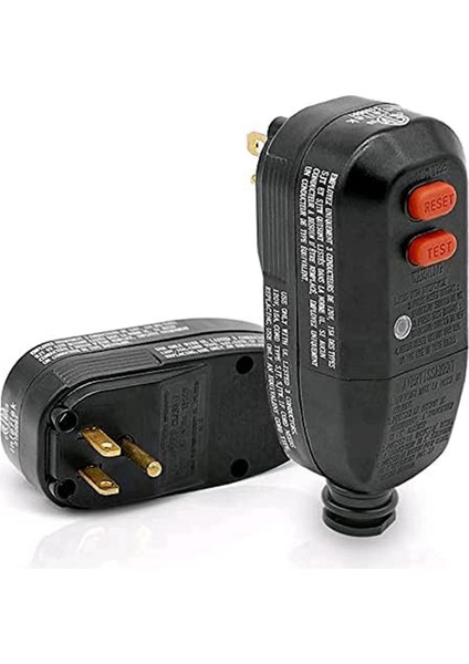 3x Gfcı Yedek Fiş Düzeneği 3 Uçlu 15A Topraklama Arızası Devre Kesici Güvenlik Rcd Koruması Abd Fişi (Yurt Dışından) indirimleri