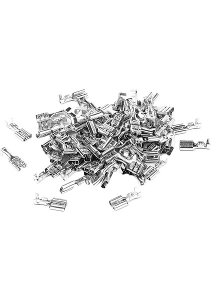 500 Adet 6.3mm Yalıtımsız Dişi Maça Itmeli Sıkma Terminali Yalıtımsız 2.5mm² (Yurt Dışından) fiyatları