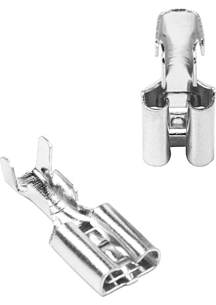 500 Adet 6.3mm Yalıtımsız Dişi Maça Itmeli Sıkma Terminali Yalıtımsız 2.5mm² (Yurt Dışından) modelleri