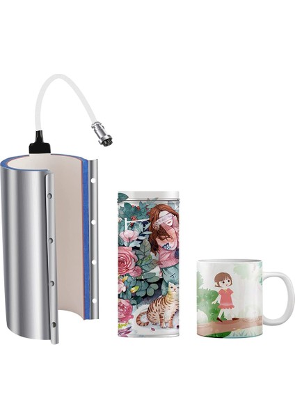 30OZ 110V, K-Tipi Termokupl Için Cam Kupa Süblimasyon Isıtma Transfer Makinesi, 11OZ 15OZ 20OZ 30OZ Için, Dişi Fiş,многоцелевой Пакет (Yurt Dışından)