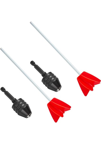 2x Boya Karıştırıcı ve Epoksi Karıştırıcı Aparatı, Epoksi Reçine, Lateks, Yağ Karışımları Için 1/4 Inç Altıgen Matkap Chuck ile (Yurt Dışından)