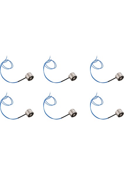 6x Emilmiş Elektrikli Kaldırma Mıknatısı Elektromıknatıs 12VDC 2.5kg 5.5lb 20X15MM (Yurt Dışından)