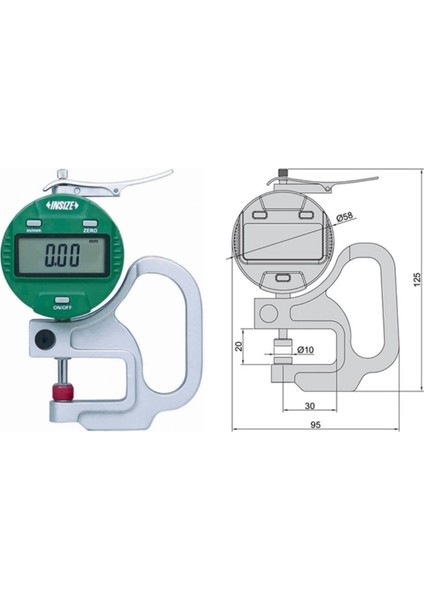 Insize 2871-10 Kalınlık Komparatörü (0.01 Mm) modelleri