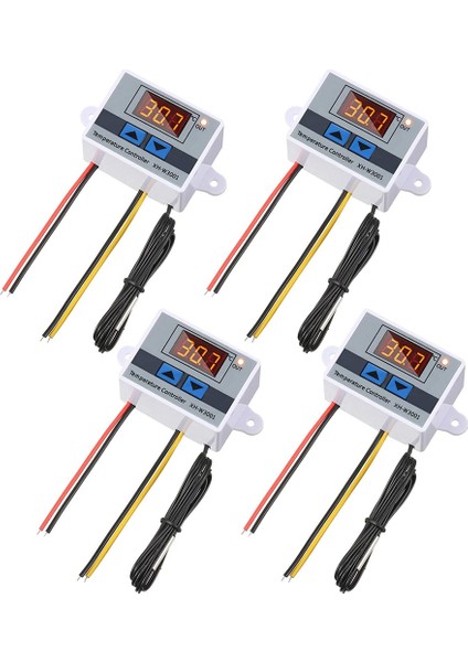 4 Adet XH-W3001 Dijital Sıcaklık Kontrol Cihazı Modülü Termostat Anahtarı Su Geçirmez Prob Elektronik Termostat 12V 10A 120W (Yurt Dışından)